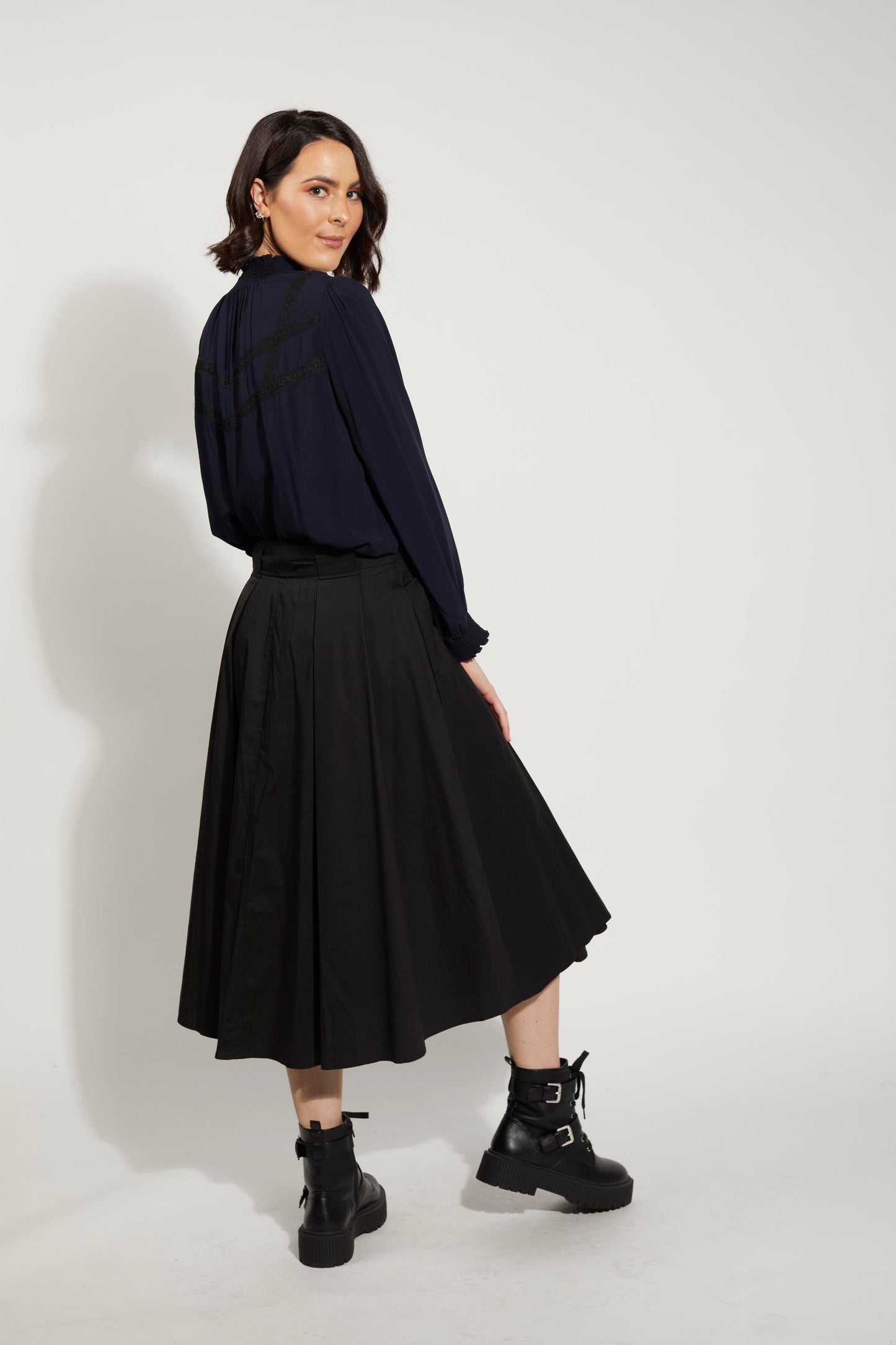 1215 - Ziggy Blouse - Midnight
