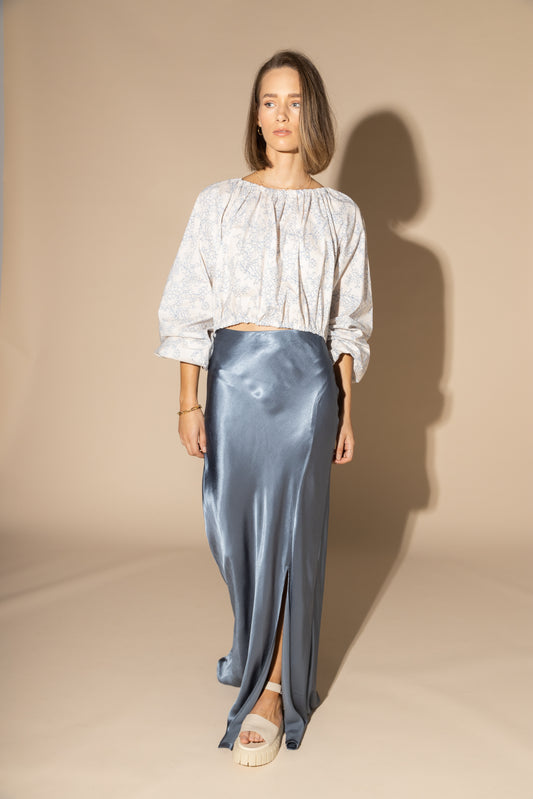 6047L - Silken Skirt - Liberty Blue