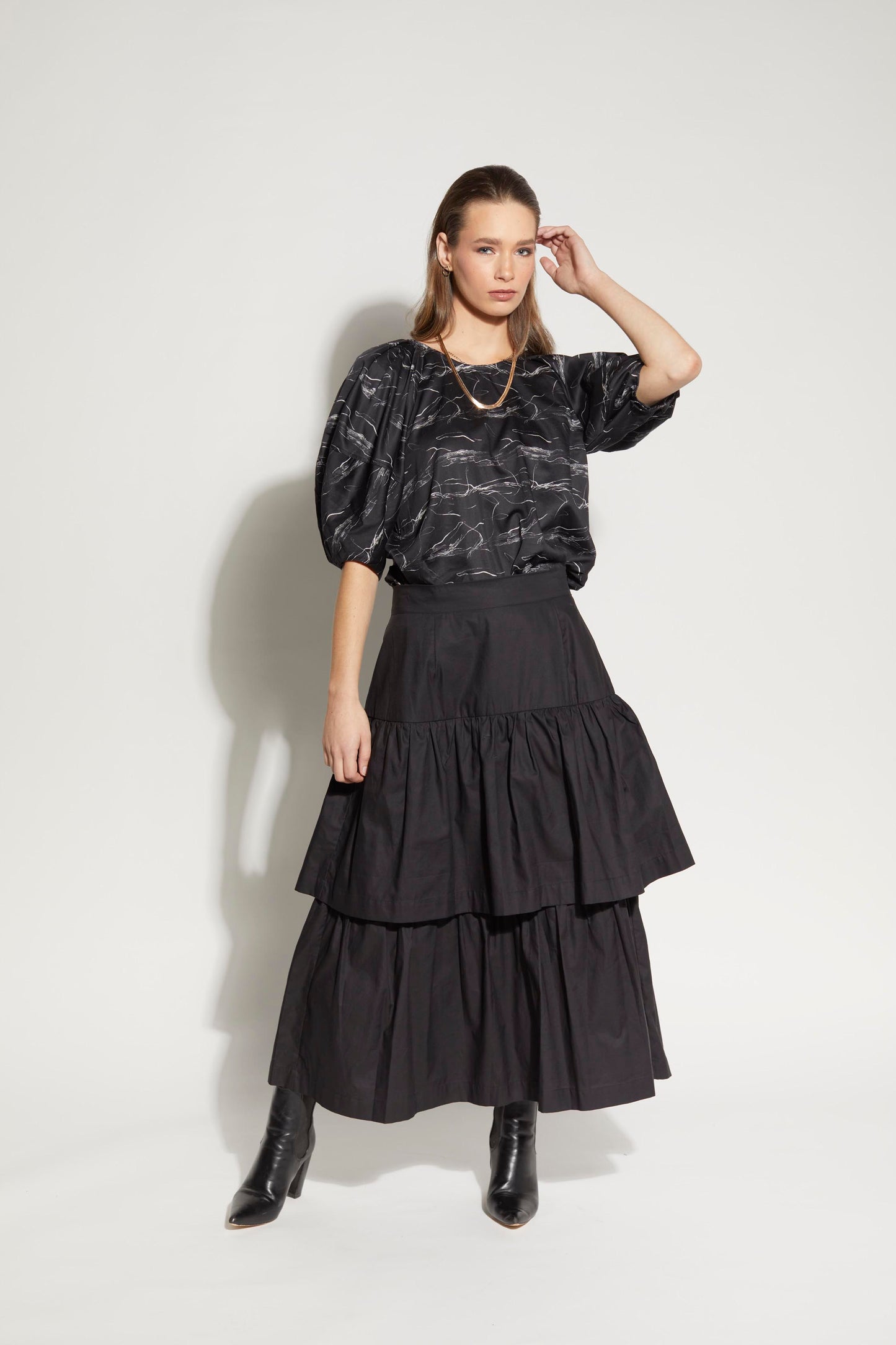LOUGHLIN - 1254L - Compass Blouse - Whisper