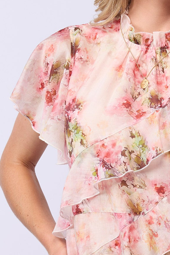 FREDA DRESS - CARNATION