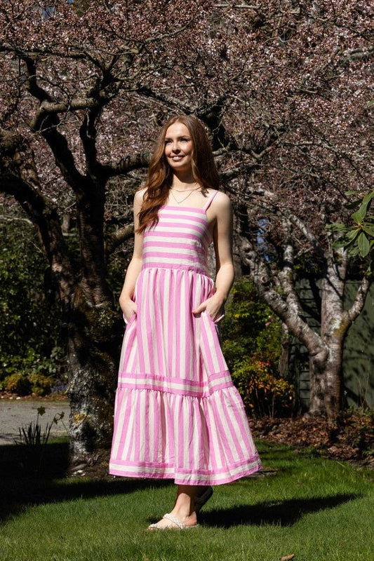 2226 - Olivia Dress - Candy Stripe