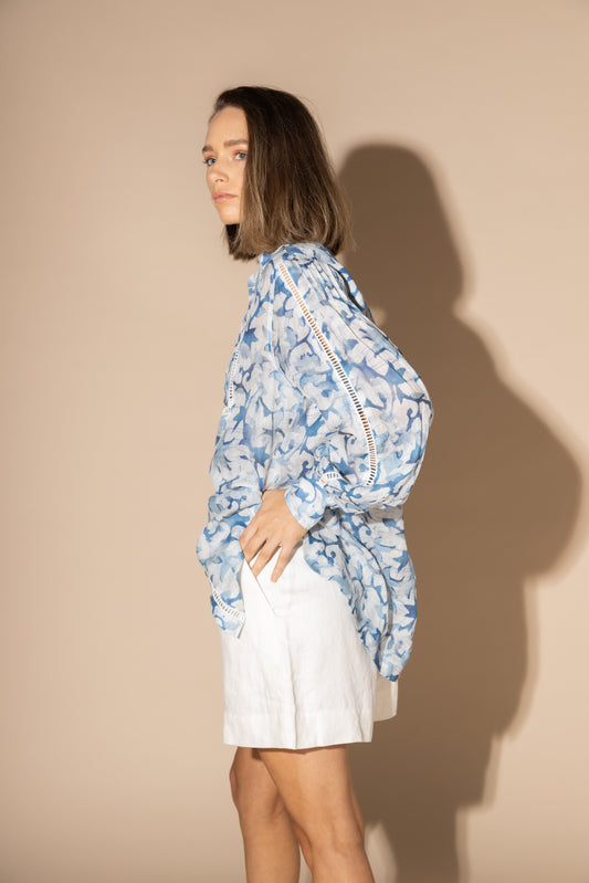 8023L - Reign Shirt - Blue Water