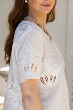 1314 - Pippa Top - White