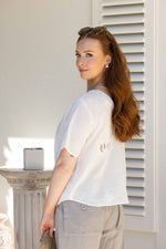 1314 - Pippa Top - White