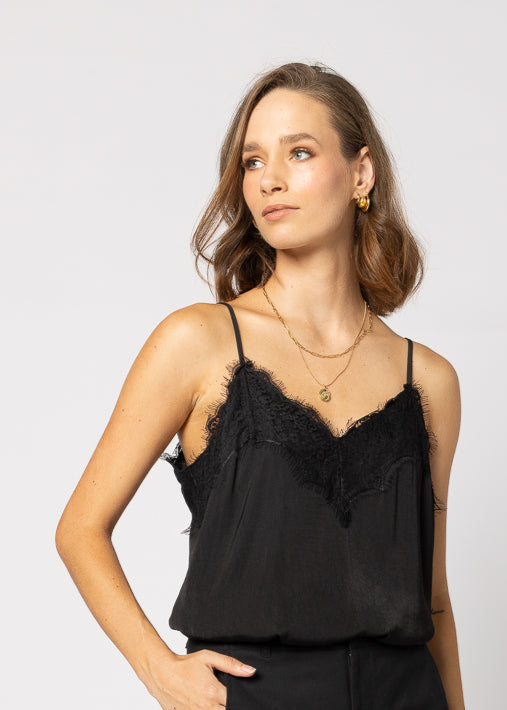 1033 - For Love Cami - Black