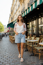 8038 - Piza Shirt - Amber Geo