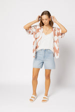 8038 - Piza Shirt - Amber Geo