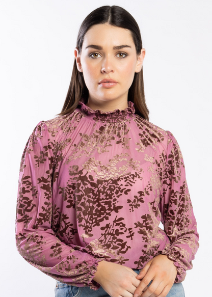 1085 - Heidi Blouse - Bloom