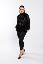 4052 - Noni Pants - Black Pinstripe