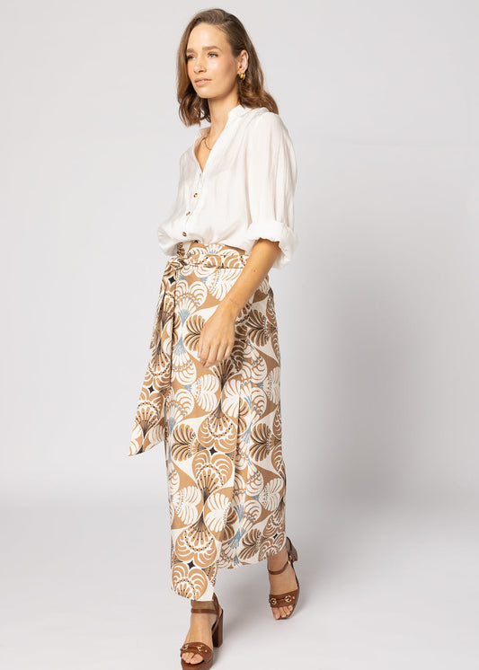 6058 - It's a Wrap Skirt - Pompeii Print