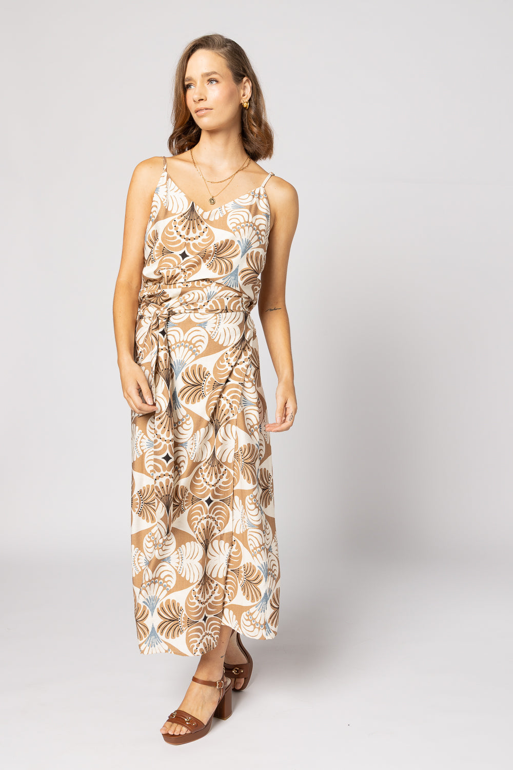 6058 - It's a Wrap Skirt - Pompeii Print