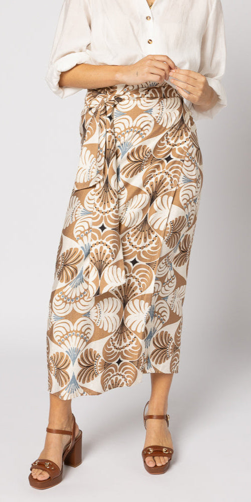 6058 - It's a Wrap Skirt - Pompeii Print
