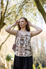 1113 - Honey Cami - Pompeii Print