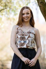 1113 - Honey Cami - Pompeii Print