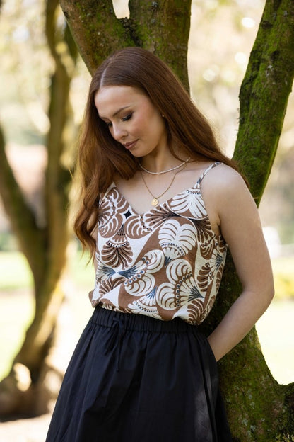 1113 - Honey Cami - Pompeii Print