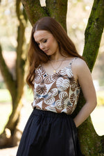 1113 - Honey Cami - Pompeii Print