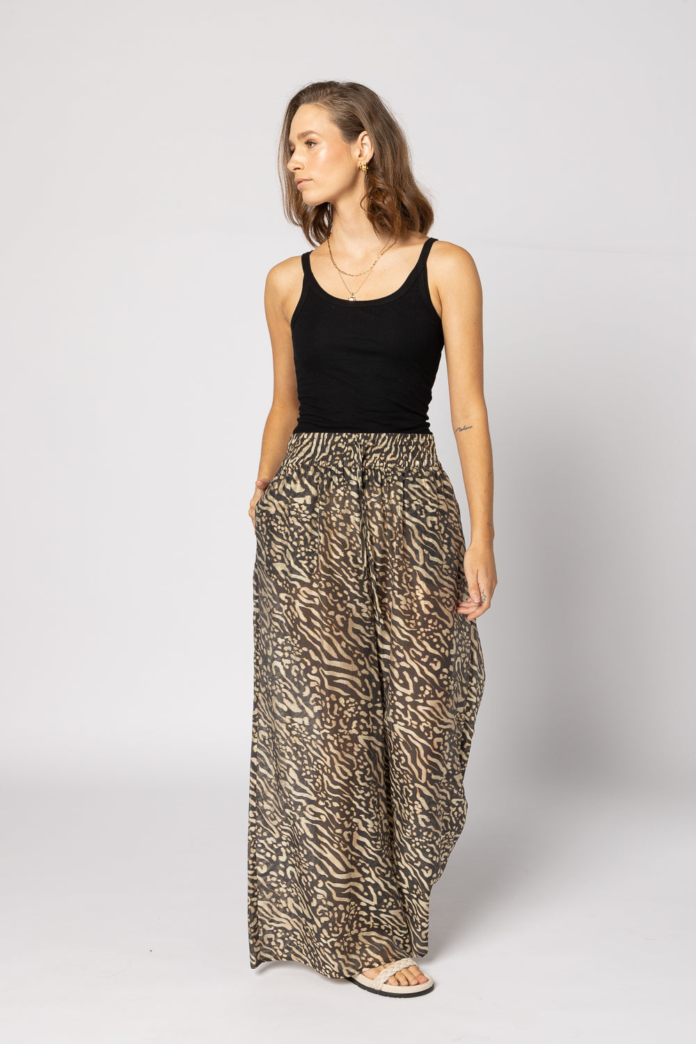 4062 - Pilazzo Pant - Zebra Print