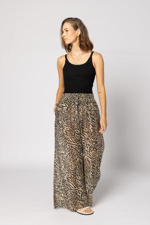 4062 - Pilazzo Pant - Zebra Print