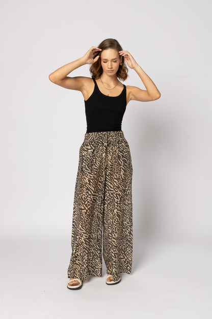 4062 - Pilazzo Pant - Zebra Print