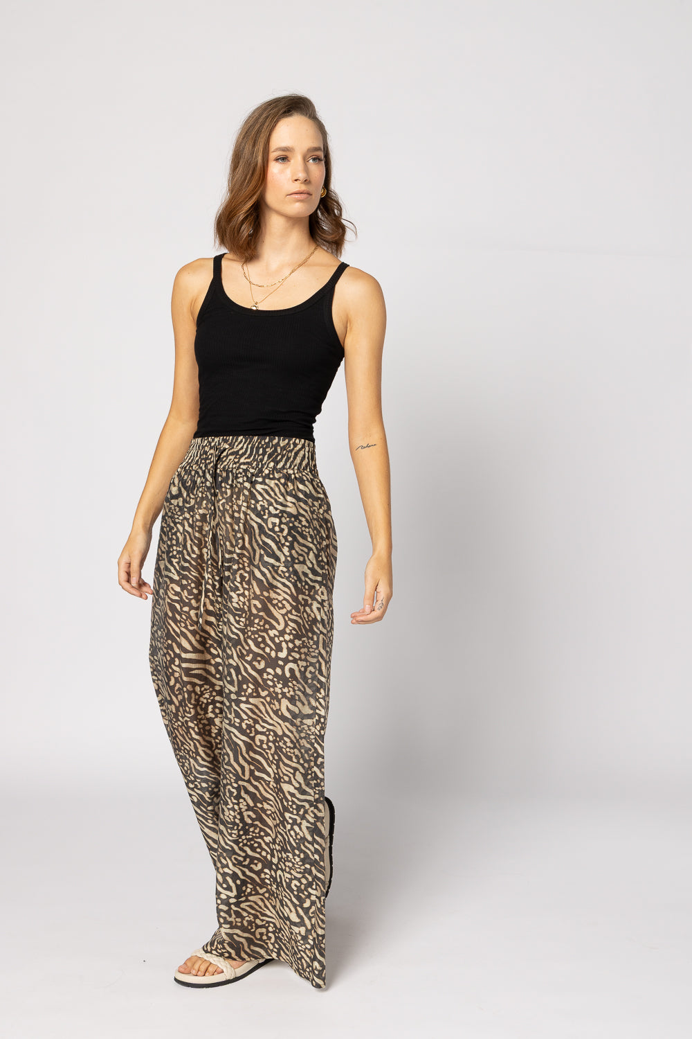 4062 - Pilazzo Pant - Zebra Print