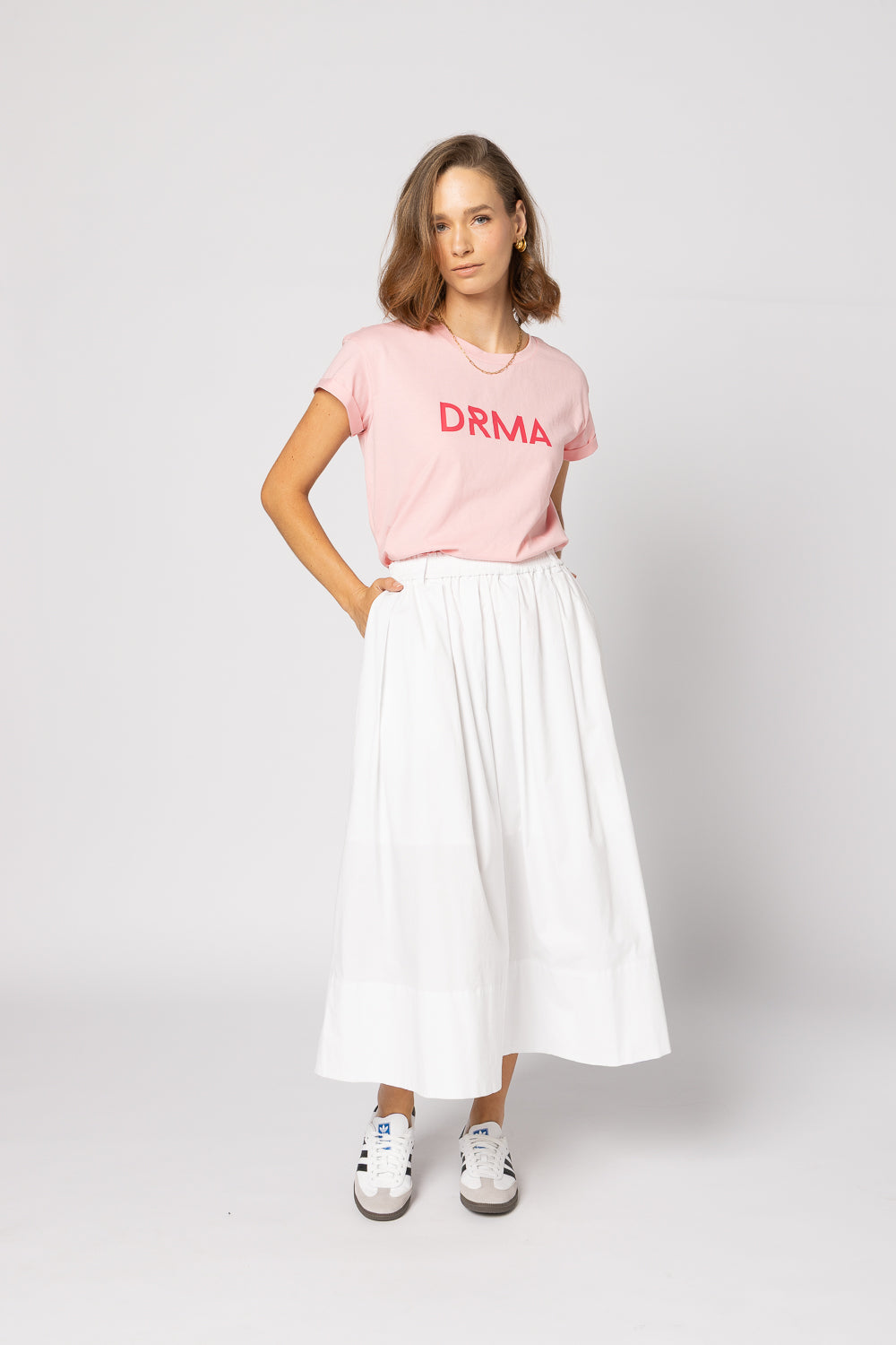 6052 - Direction Skirt - White