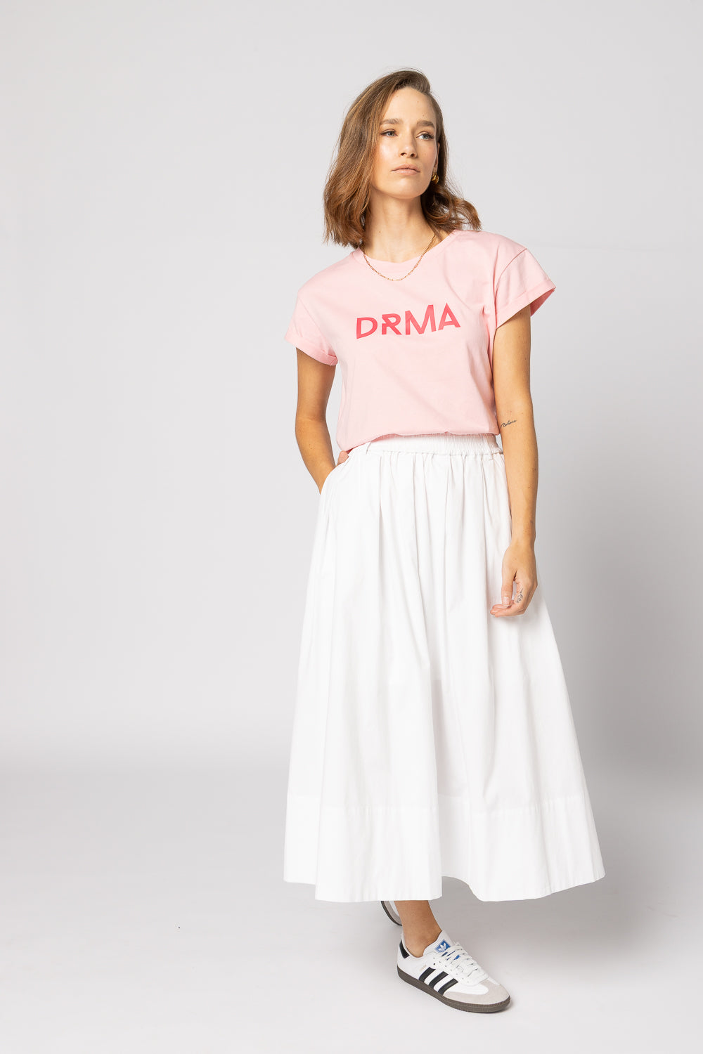 6052 - Direction Skirt - White