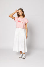 6052 - Direction Skirt - White