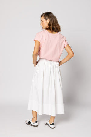 6052 - Direction Skirt - White