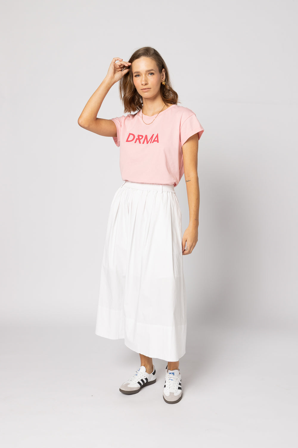 6052 - Direction Skirt - White