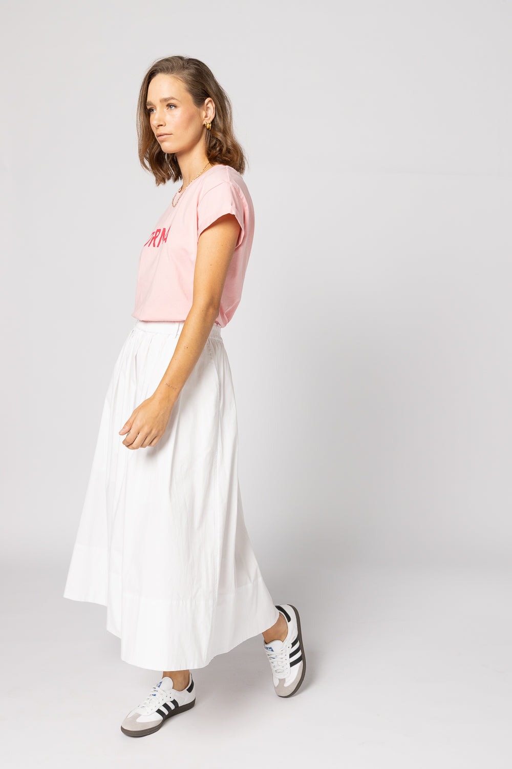 6052 - Direction Skirt - White