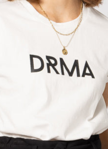 1131 - Drma Tee - White/Black
