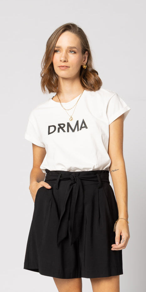 1131 - Drma Tee - White/Black