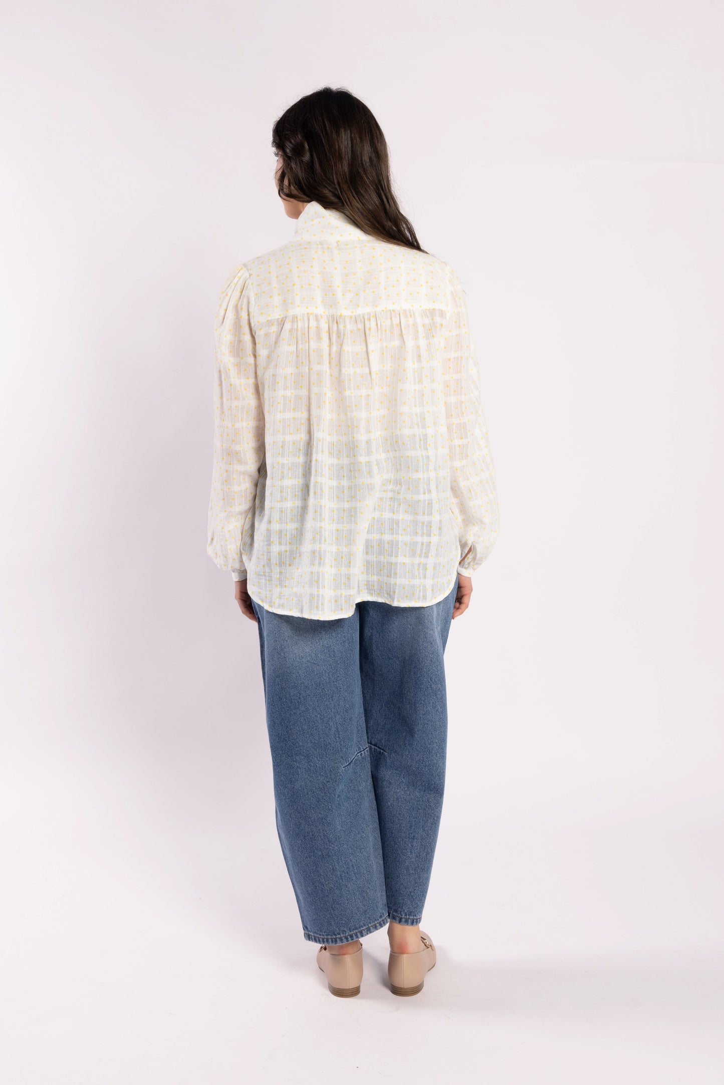 1148 - Allegra Blouse - Popcorn Spot