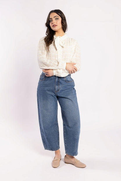 1148 - Allegra Blouse - Popcorn Spot