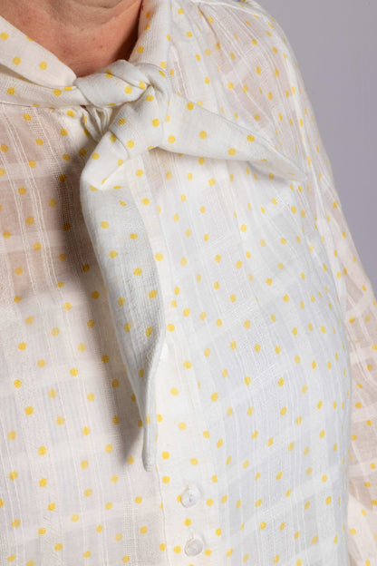 1148 - Allegra Blouse - Popcorn Spot