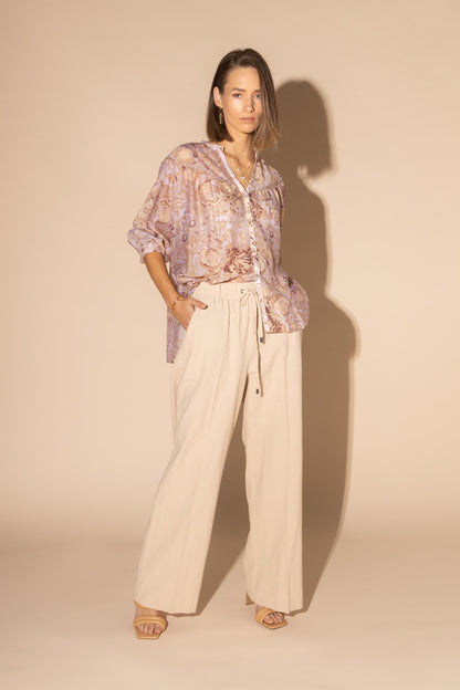 LOUGHLIN - 1169L - Bloom Blouse - Gold Rose