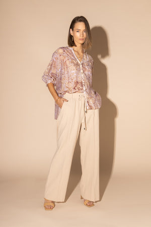 LOUGHLIN - 1169L - Bloom Blouse - Gold Rose