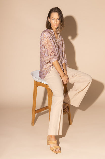 LOUGHLIN - 1169L - Bloom Blouse - Gold Rose