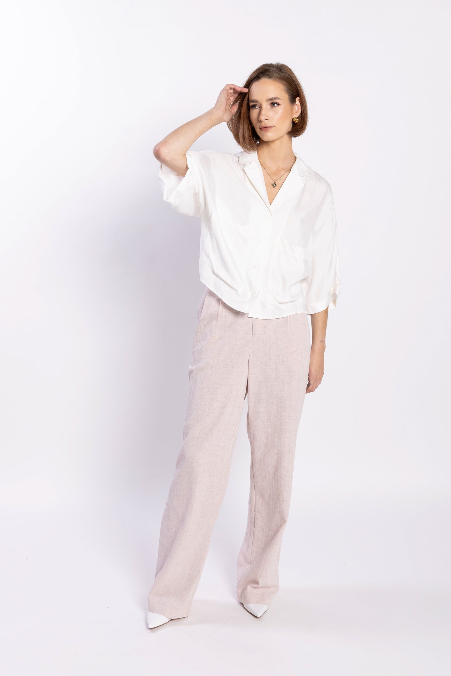LOUGHLIN - 4057L - Lindy Pant - Pink Marle