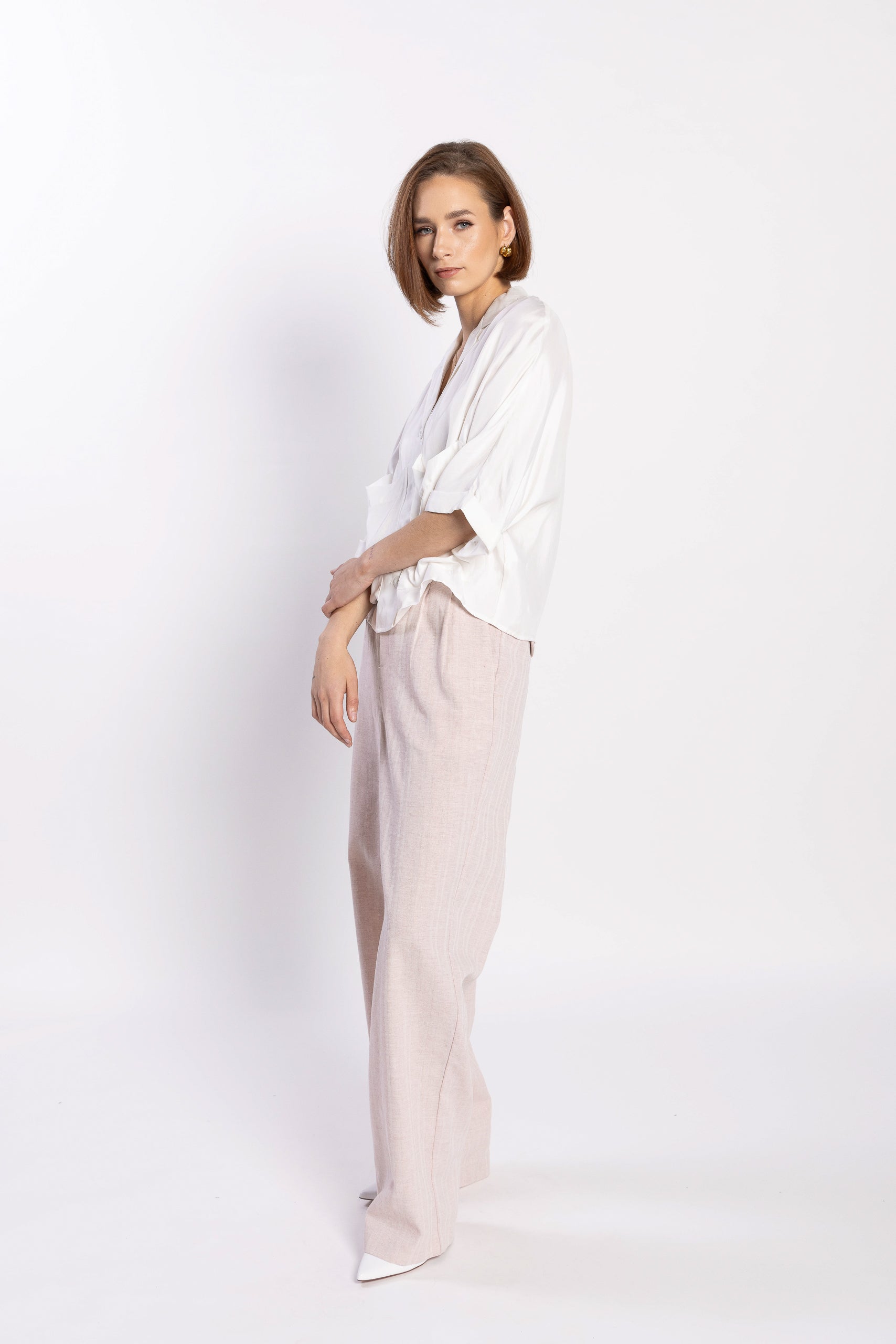 LOUGHLIN - 4057L - Lindy Pant - Pink Marle