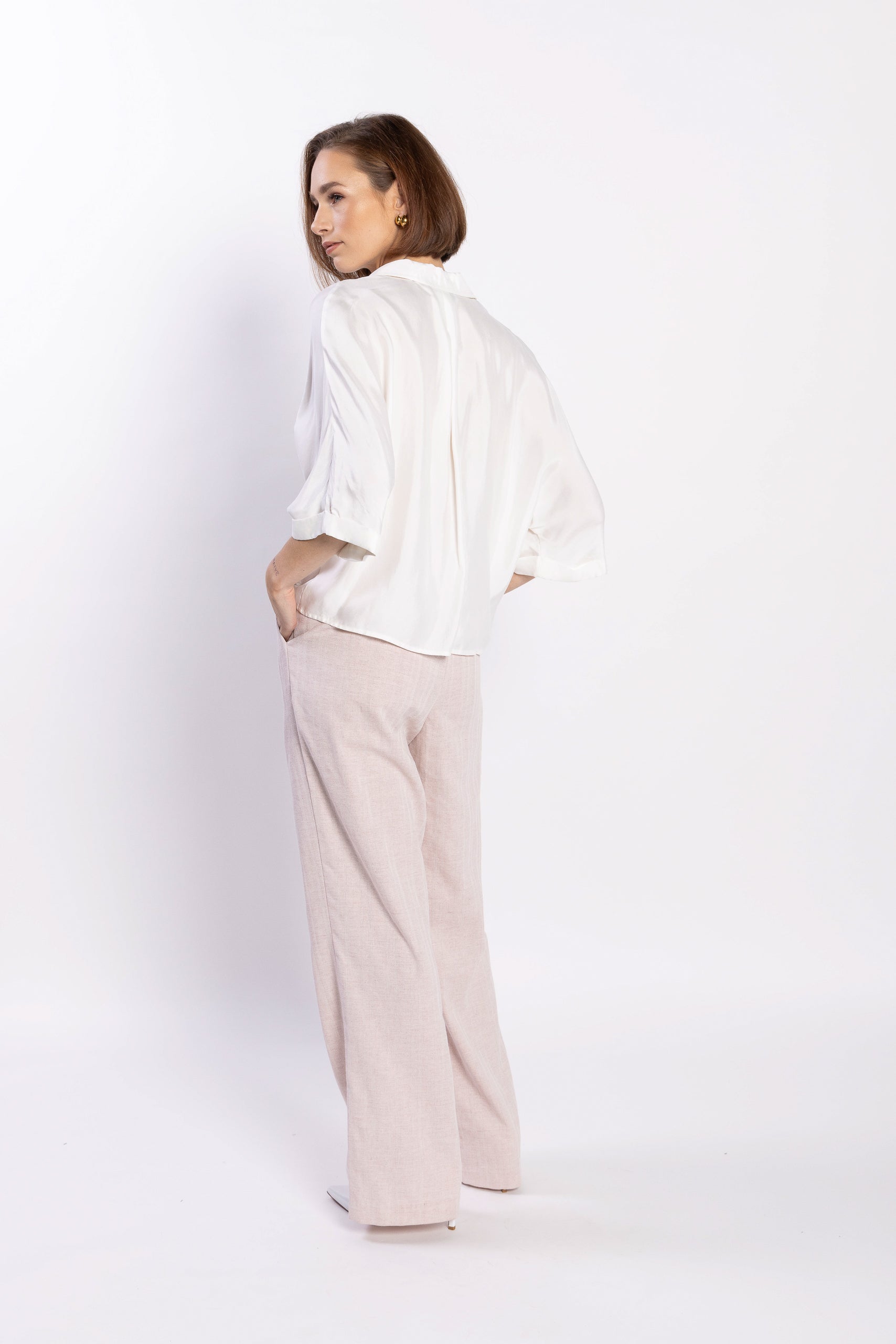 LOUGHLIN - 4057L - Lindy Pant - Pink Marle