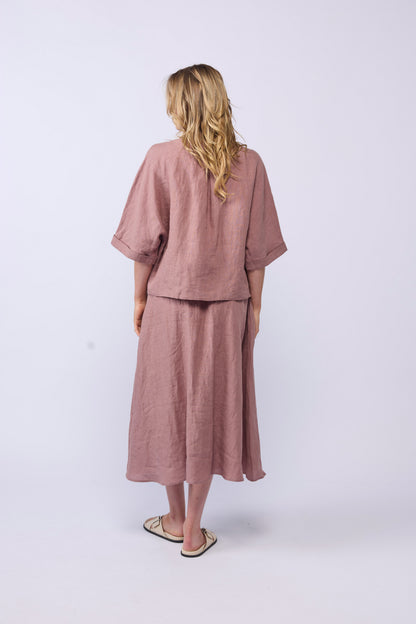 NINTH SHIRT -  DUSKY ROSE