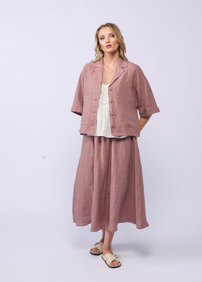 NINTH SHIRT -  DUSKY ROSE