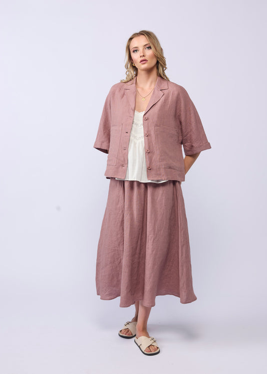 NINTH SHIRT -  DUSKY ROSE