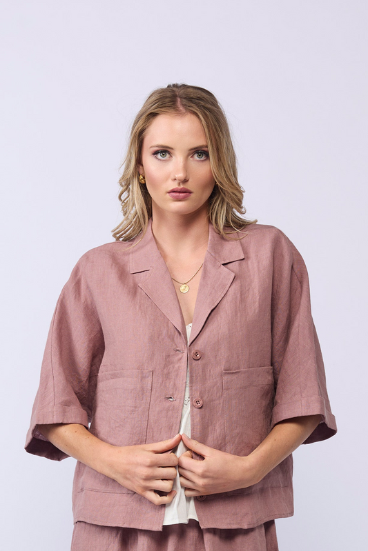 NINTH SHIRT -  DUSKY ROSE