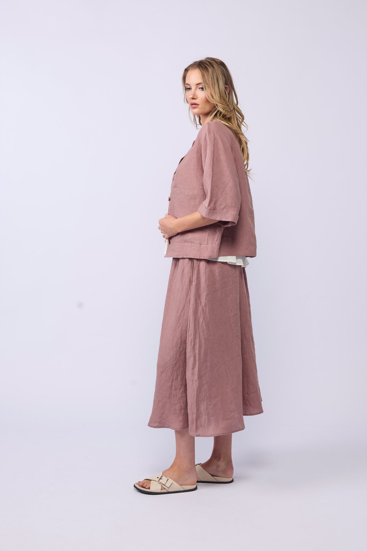 NINTH SHIRT -  DUSKY ROSE