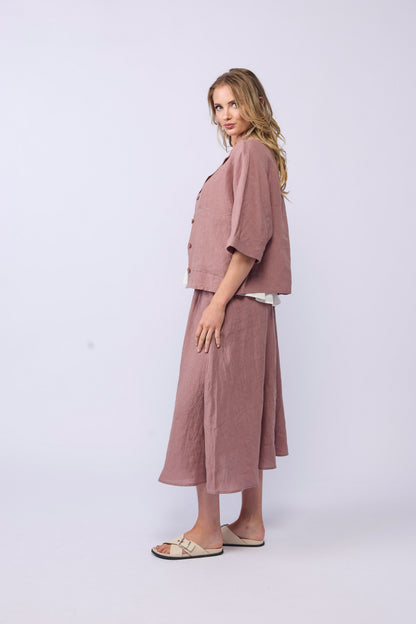 NINTH SHIRT -  DUSKY ROSE