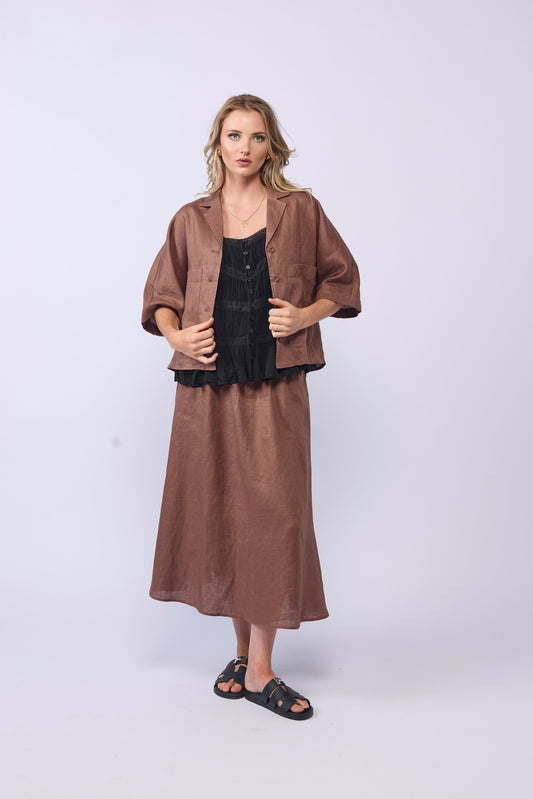 NINTH SHIRT -  MOCHA