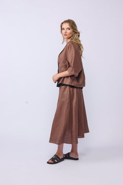 GO-TO-SKIRT - MOCHA