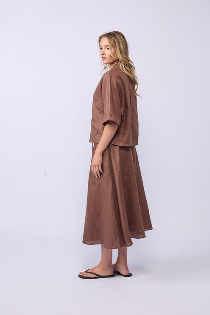 GO-TO-SKIRT - MOCHA
